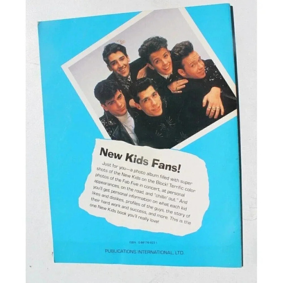 Vintage NEW KIDS ON THE BLOCK 1990 Concert Tour PROGRAM BOOK Music NKOTB - Picture 5 of 5